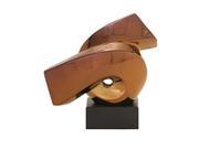 Cer Copper Abstract 10 Inches Width 10 Inches Height