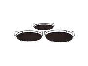 Metal Tray Set Of 3 23 Inches 20 Inches 18 Inches Width