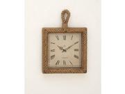 Wd Rope Wall Clock 19 Inches Width 27 Inches Height