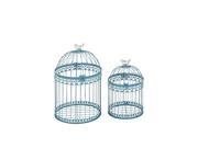Mtl Acrylic Bird Cage Set Of 2 16 Inches 12 Inches Height