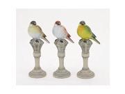 Ps Bird On Stand Set Of 3 4 Inches Width 11 Inches Height