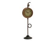 Mtl Table Clock 8 Inches Width 29 Inches Height