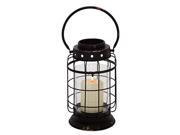 Mtl Gls Lantern 8 Inches Width 15 Inches Height