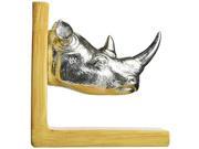 Ps Rhino Bookend Pr 6 Inches Width 7 Inches Height