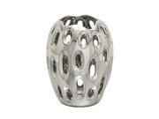 Cer Silver Vase 11 Inches Width 13 Inches Height