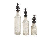 Glass Ps Decor Jar Set Of 3 12 Inches 11 Inches 9 Inches Height