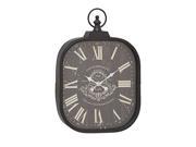 Mtl Gls Wall Clock 18 Inches Width 26 Inches Height