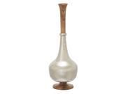 Alum Wd Vase 7 Inches Width 23 Inches Height