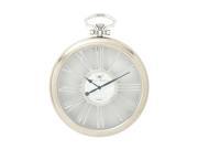 Alum Gls Wall Clock 16 Inches Width 20 Inches Height