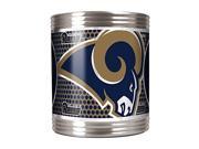 Stainless Steel Can Holder with Metallic Graphics