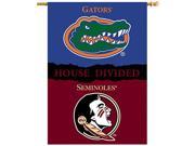 2 Sided 28 X 40 Banner W Pole Sleeve House Divided