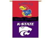 2 Sided 28 X 40 Banner W Pole Sleeve House Divided