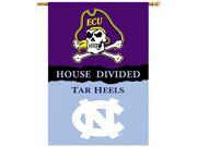 2 Sided 28 X 40 Banner W Pole Sleeve House Divided