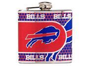 Stainless Steel 6 oz. Flask with Metallic Graphics