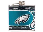 Stainless Steel 6 oz. Flask with Metallic Graphics