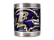 Stainless Steel Can Holder with Metallic Graphics