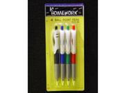Retractable ball point pens 4 pack Case Pack 48