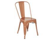 Bristow Armless Chair Copper 2 Pack
