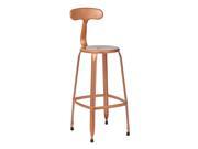 Lexington 30 Inch Metal Barstool In Copper Finish 2 Pack