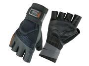 910 2XL Black Impact Gloves w Wrist Support