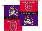 2 Sided 28 X 40 Banner W Pole Sleeve House Divided