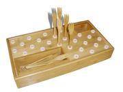 30 Piece Bamboo Appetizer serving Tray