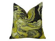 Plutus Medici Marble Ink Handmade Throw Pillow, (18 Plutus Medici Marble Ink Handmade Throw Pillow, (18