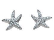 Plutus Brands Sterling Silver Star Fish Earrings