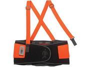 100HV XS Orange Economy Hi Vis Back Support