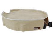 5737 16 Diameter White XL Canvas Bucket Safety Top