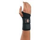675 M Black Ambidextrous Double Strap Wrist Support