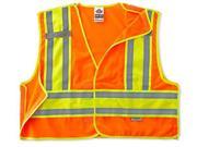 8245PSV 2XL 3XL Orange Public Safety Vest