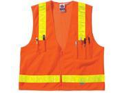 8250ZHG L XL Orange Class 2 Hi Gloss 2 Surveyors Vest