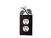 Pinecone Single Outlet Cover