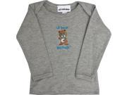 Grey Long Sleeve T Shirt Boy Bear 18 24
