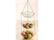 Chrome Works Metalware 3 Tiered Hanging Baskets
