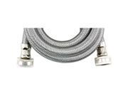 CERTIFIED APPLIANCE WM72SS Braided Stainless Steel Washing Machine Hose 6ft