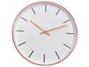 15IN ROUND COPPER CLOCK