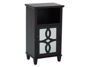 Medina Accent Table in Antique Black Finish