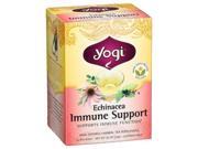 YOGI TEAS TEA ECHINACEA IMMUNE ORG3 16 BG Pack of 6