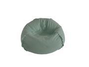 Large Canvas with Exposed Seams Bean Bag in Mint