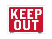 12 X 16 Keep Out Sign