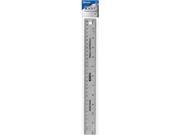Bazic Products 316 24 BAZIC 12 in. 30cm Stainless Steel Ruler with Non Skid Back Case of 24
