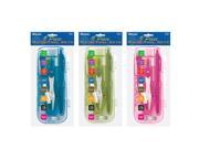 Bazic Products 452 144 BAZIC Bright Color 9 Pcs. Math Tool Sets Case of 144