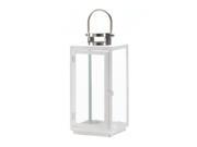 LARGE CARREL WHITE LANTERN LARGE CARREL WHITE LANTERN