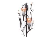 DAWN LILIES CANDLE WALL SCONCE