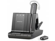 Convertible Wireless Office Headset for office phones smartphones and computer with extra battery and charger