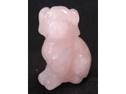 Rose Quartz Dog Statue Rose Quartz Dog Statue