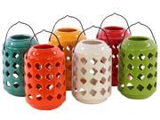 6 Pc Traditional Tea Light Lantern Set