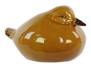 Ceramic Wren Bird Figurine LG Gloss Finish Brown